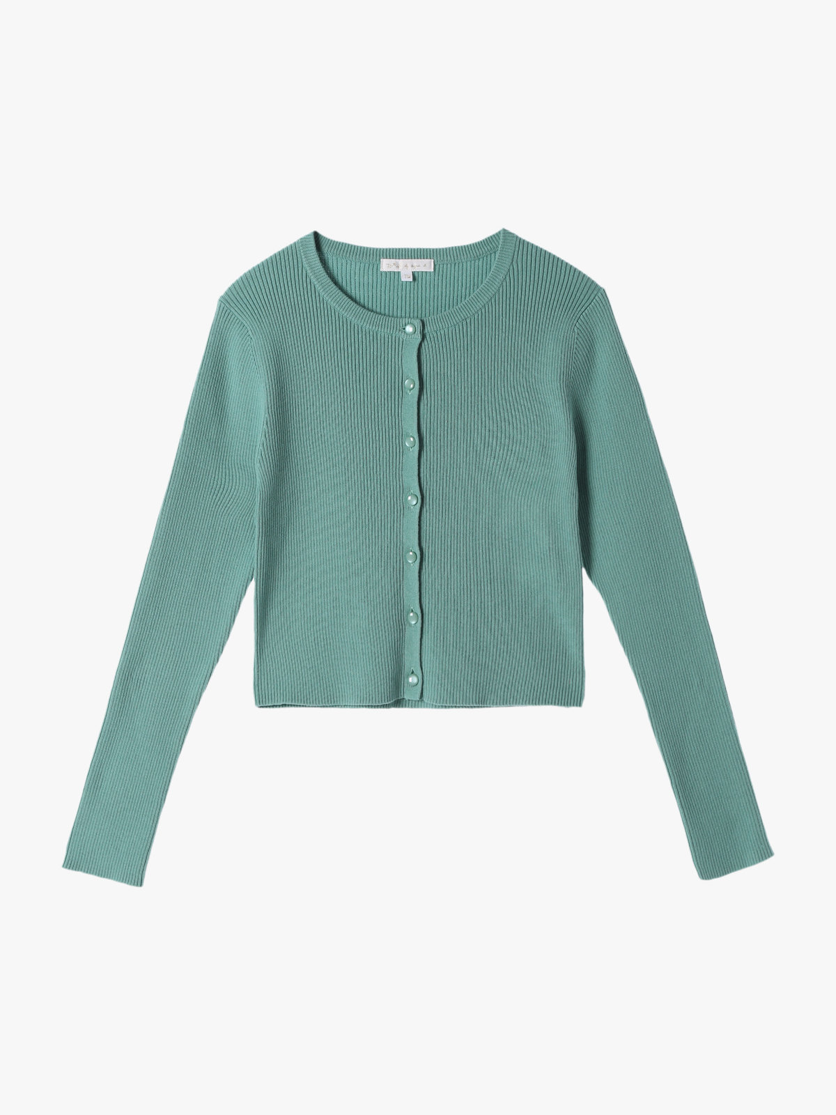 To b. by agnès b. 【Outlet】コットンリブカーディガン グリーン系その他