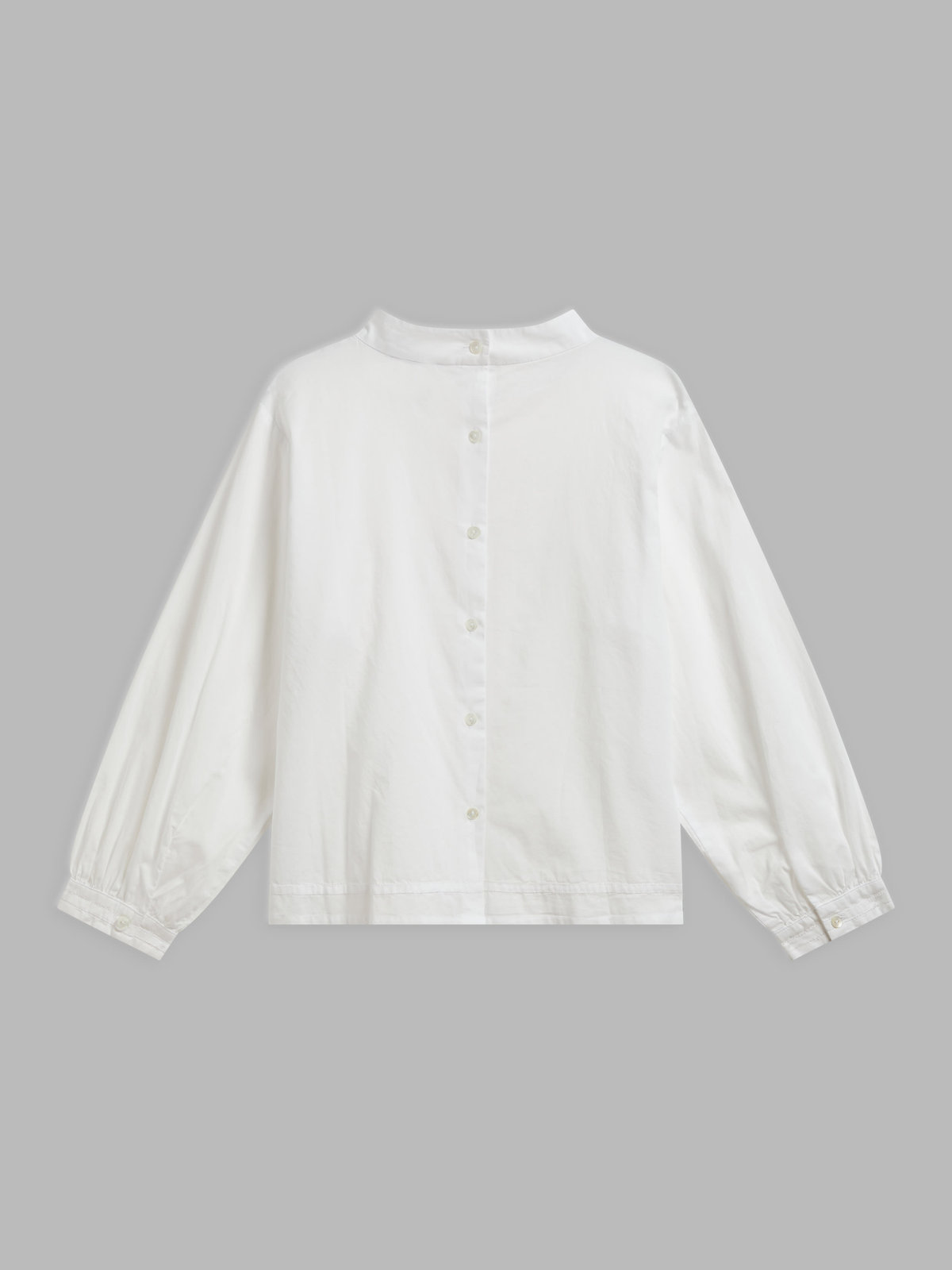 FEMME ウィメンズ 【Outlet】AM06 HAUT ノーカラーブラウス ホワイト