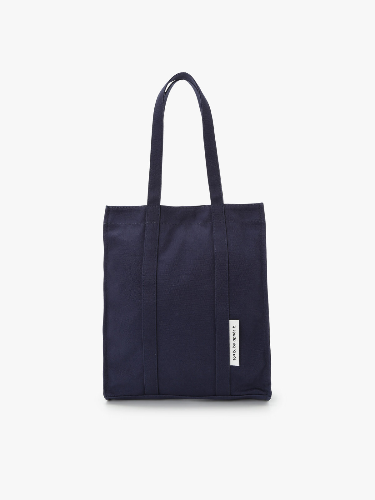 To b. by agnès b. 【Outlet】コットン キャンバス トートバッグ ネイビー