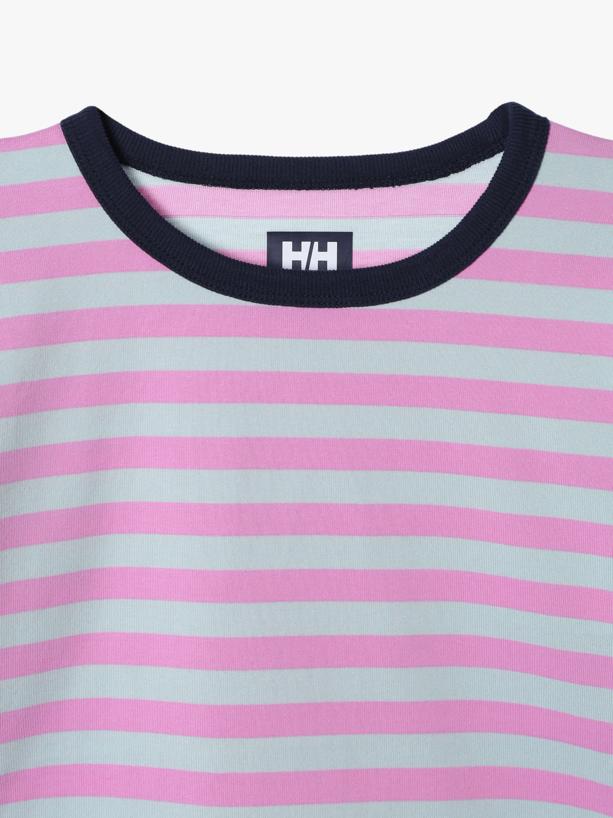 ENFANT ユニセックス K agnes b. × HH L/S Marine Border Tee ライトブルー