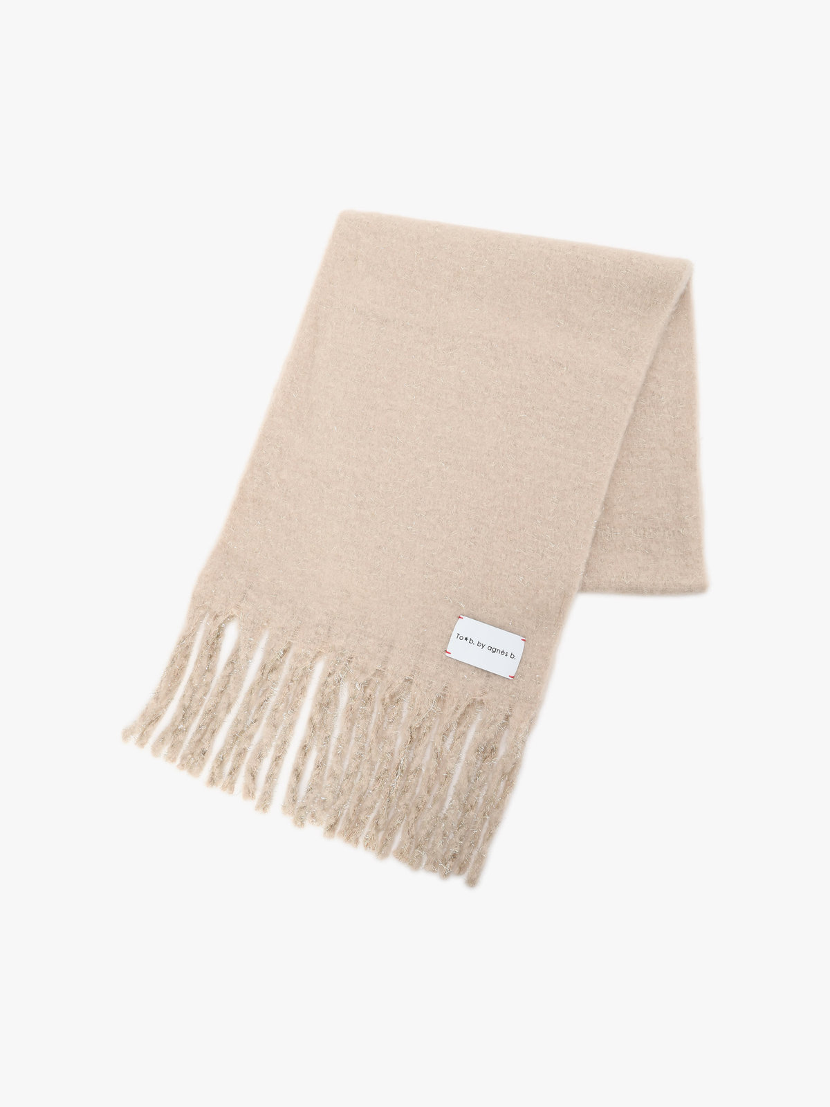 To b. by agnès b. 【Outlet】ラメ マフラー グレー系その他