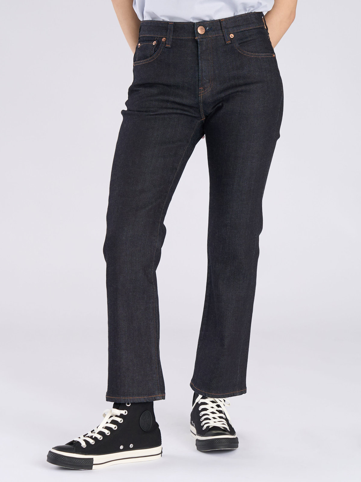 To b. by agnès b. To b. by agnes b. x RED CARD TOKYO MARMALADE WITH TO B. フレアジーンズ ブルー