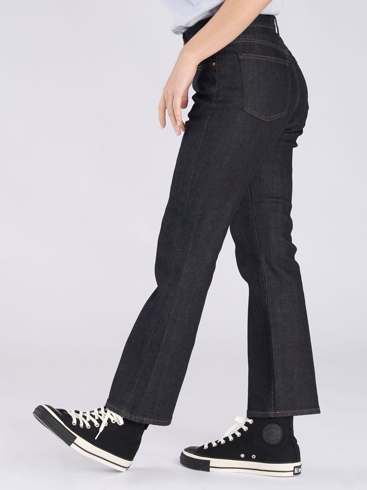 To b. by agnès b. To b. by agnes b. x RED CARD TOKYO MARMALADE WITH TO B. フレアジーンズ ブルー