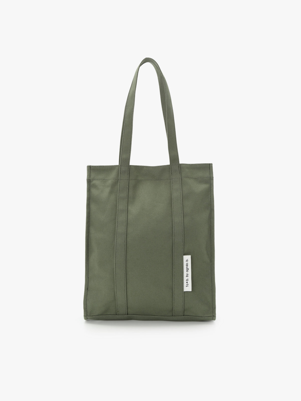 To b. by agnès b. 【Outlet】コットン キャンバス トートバッグ カーキ