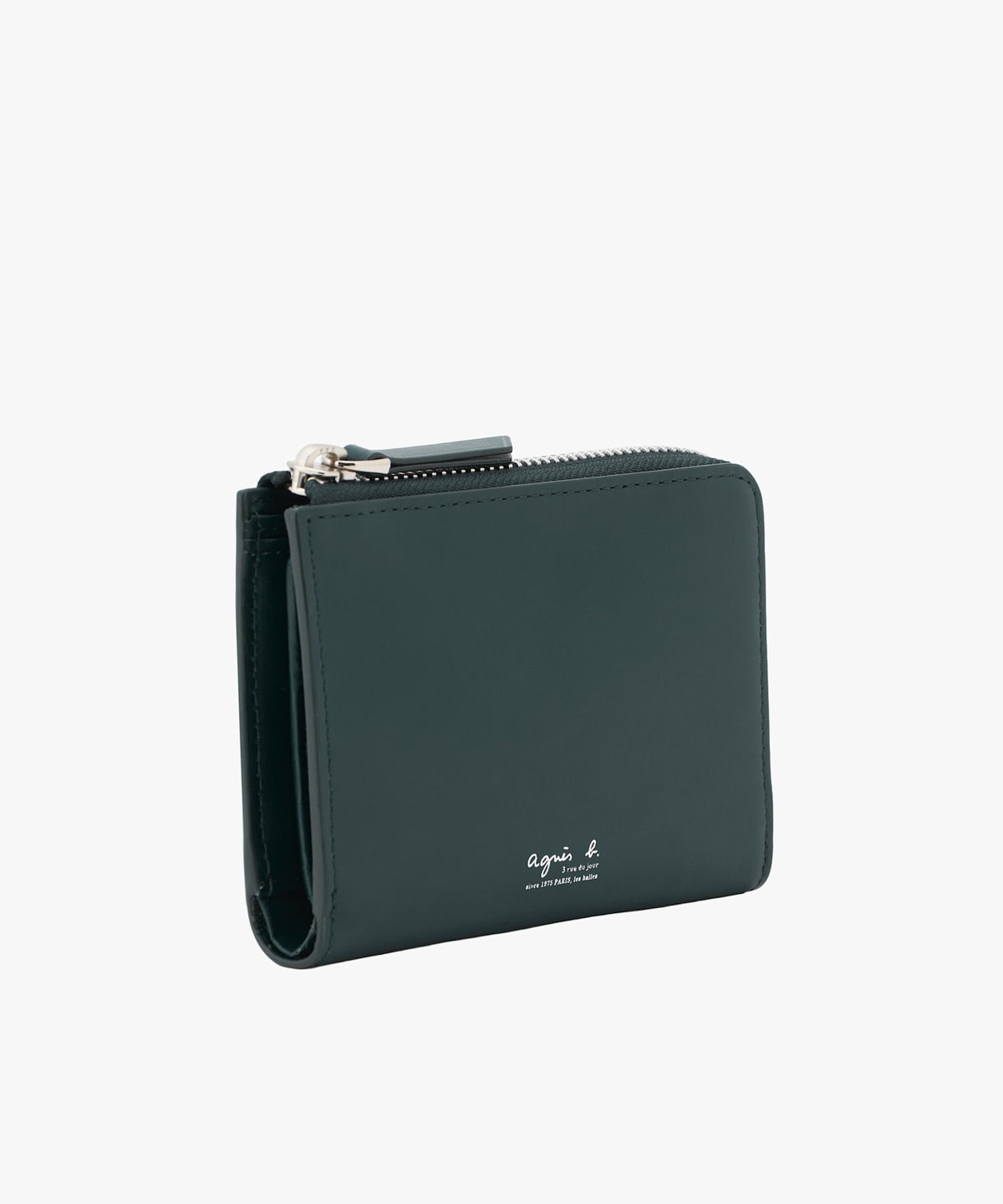 VOYAGE メンズ バッグ＆ウォレット レザー ラウンドジップ二つ折り ウォレット "Yvon" ZAH04-07 グリーン