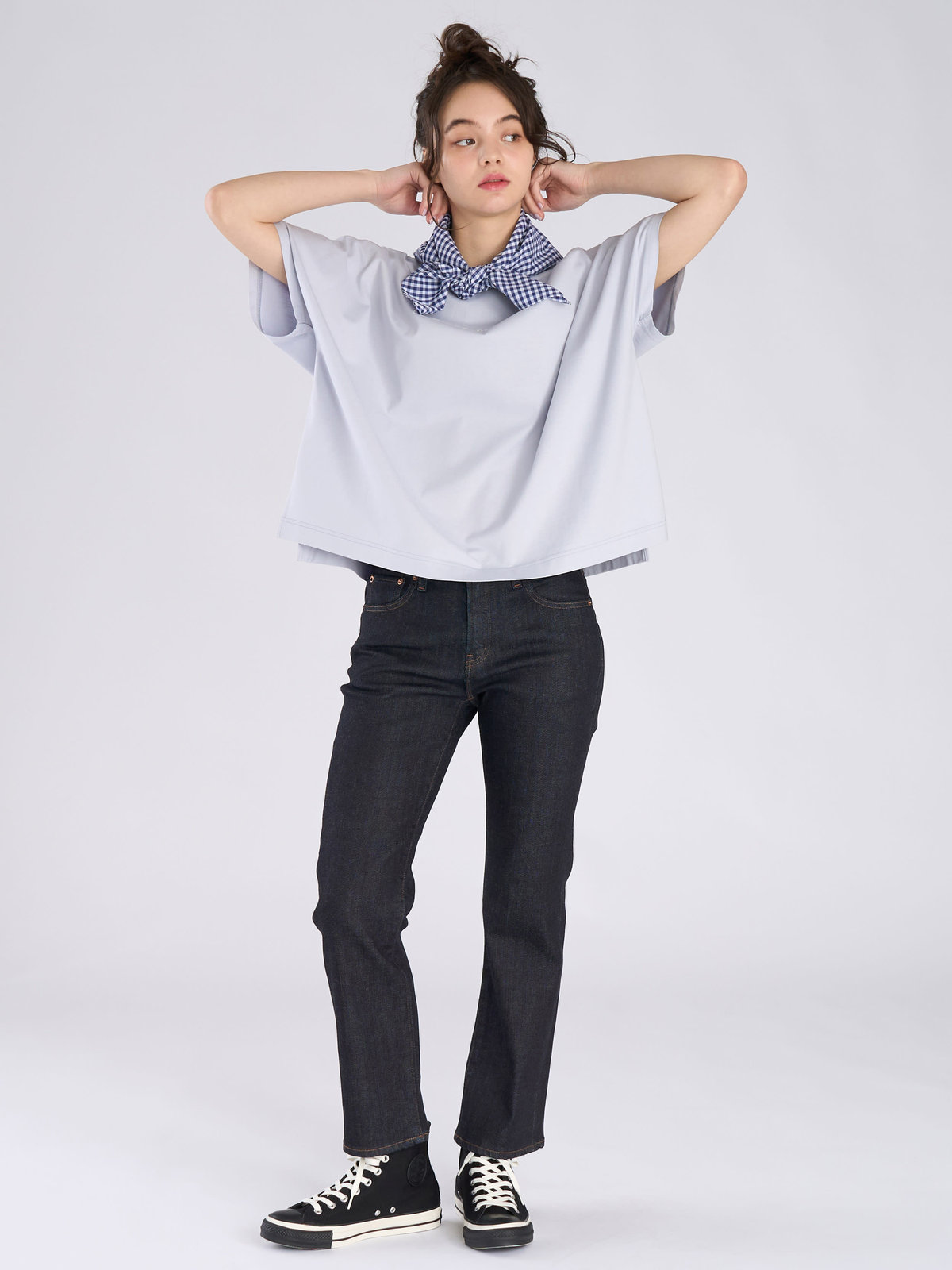 To b. by agnès b. To b. by agnes b. x RED CARD TOKYO MARMALADE WITH TO B. フレアジーンズ ブルー