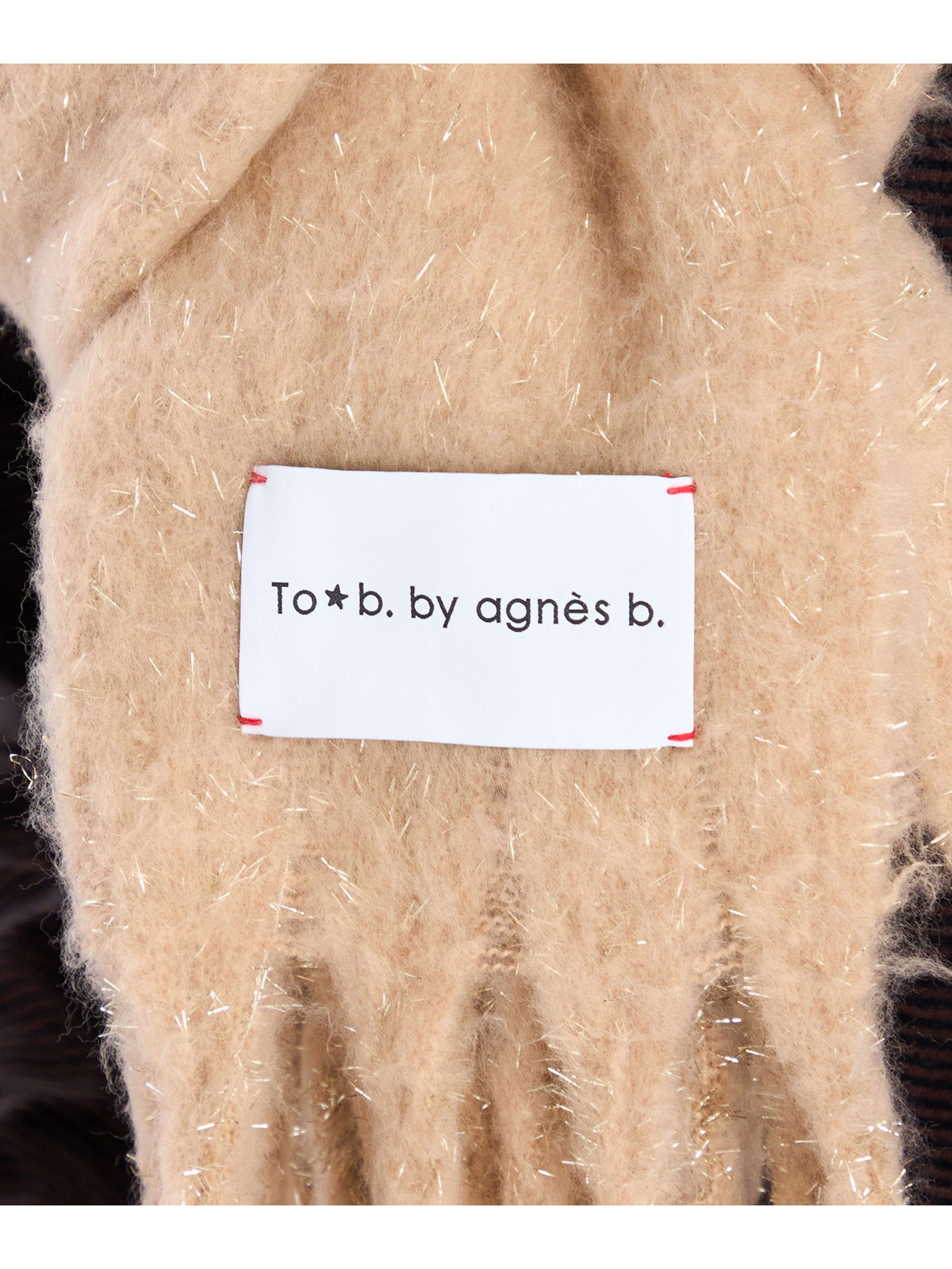To b. by agnès b. 【Outlet】ラメ マフラー グレー系その他