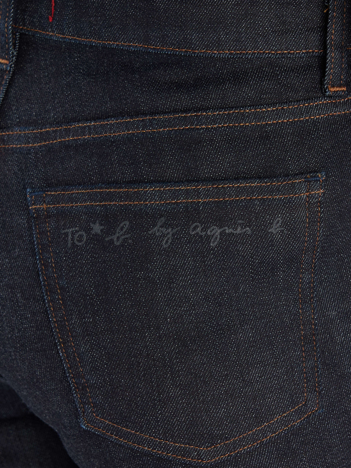 To b. by agnès b. To b. by agnes b. x RED CARD TOKYO MARMALADE WITH TO B. フレアジーンズ ブルー