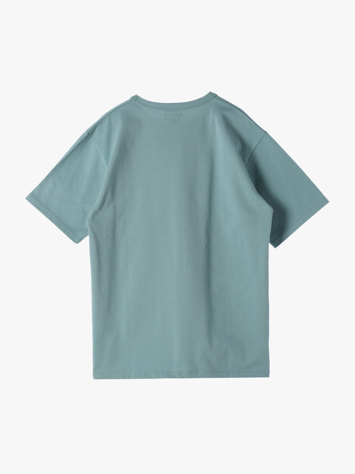 HOMME メンズ ロゴ コットン 半袖 Tシャツ "CHRIS" ライトグリーン