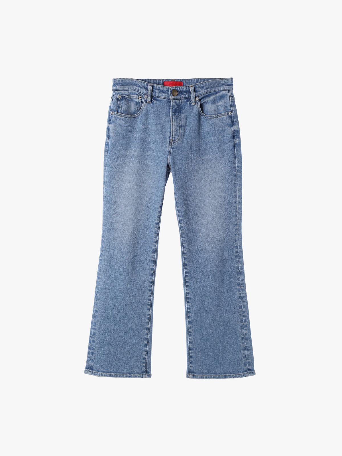 To b. by agnès b. To b. by agnes b. x RED CARD TOKYO Marmalade with To b. フレアデニムパンツ ライトブルー