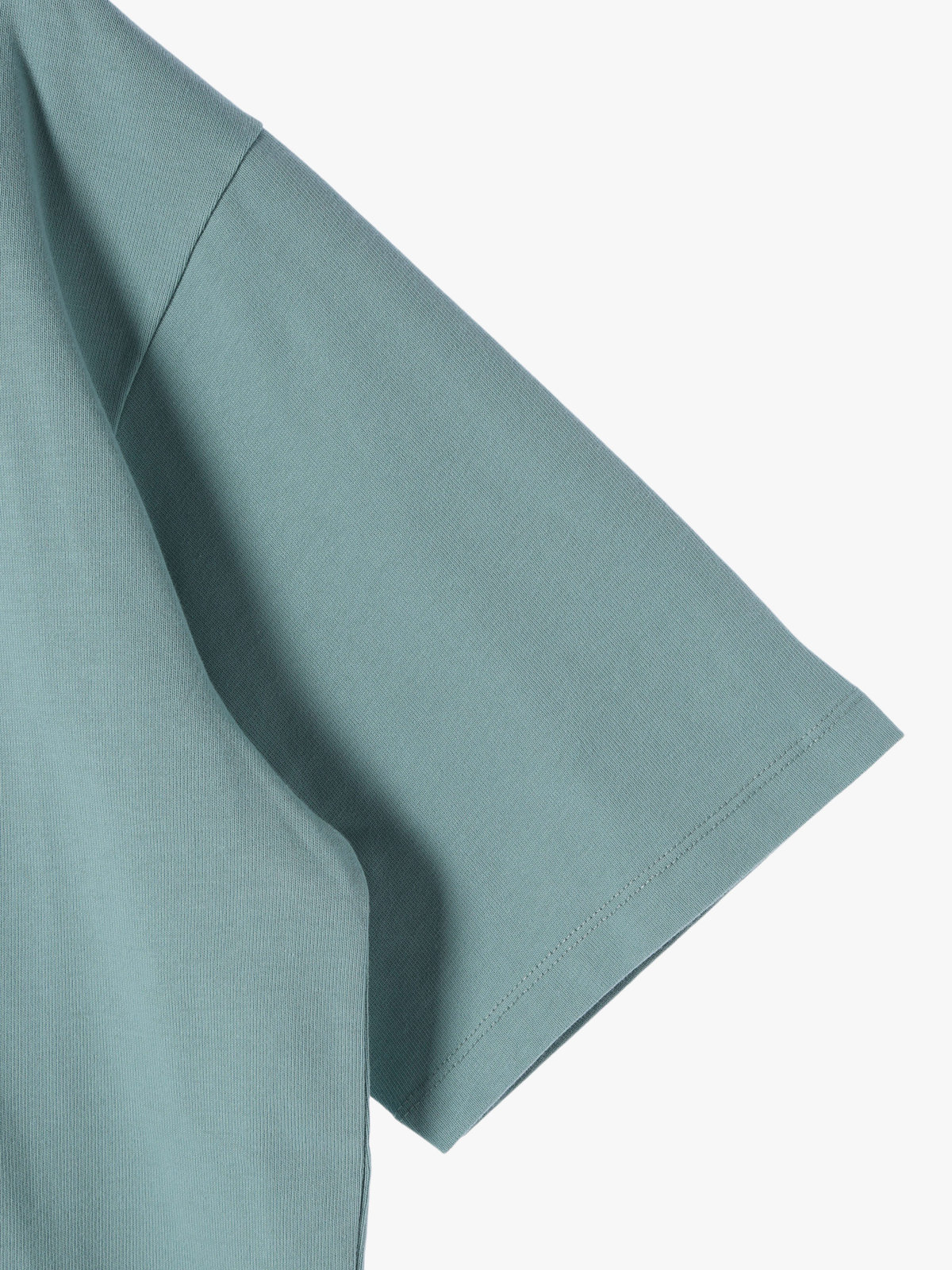HOMME メンズ ロゴ コットン 半袖 Tシャツ "CHRIS" ライトグリーン