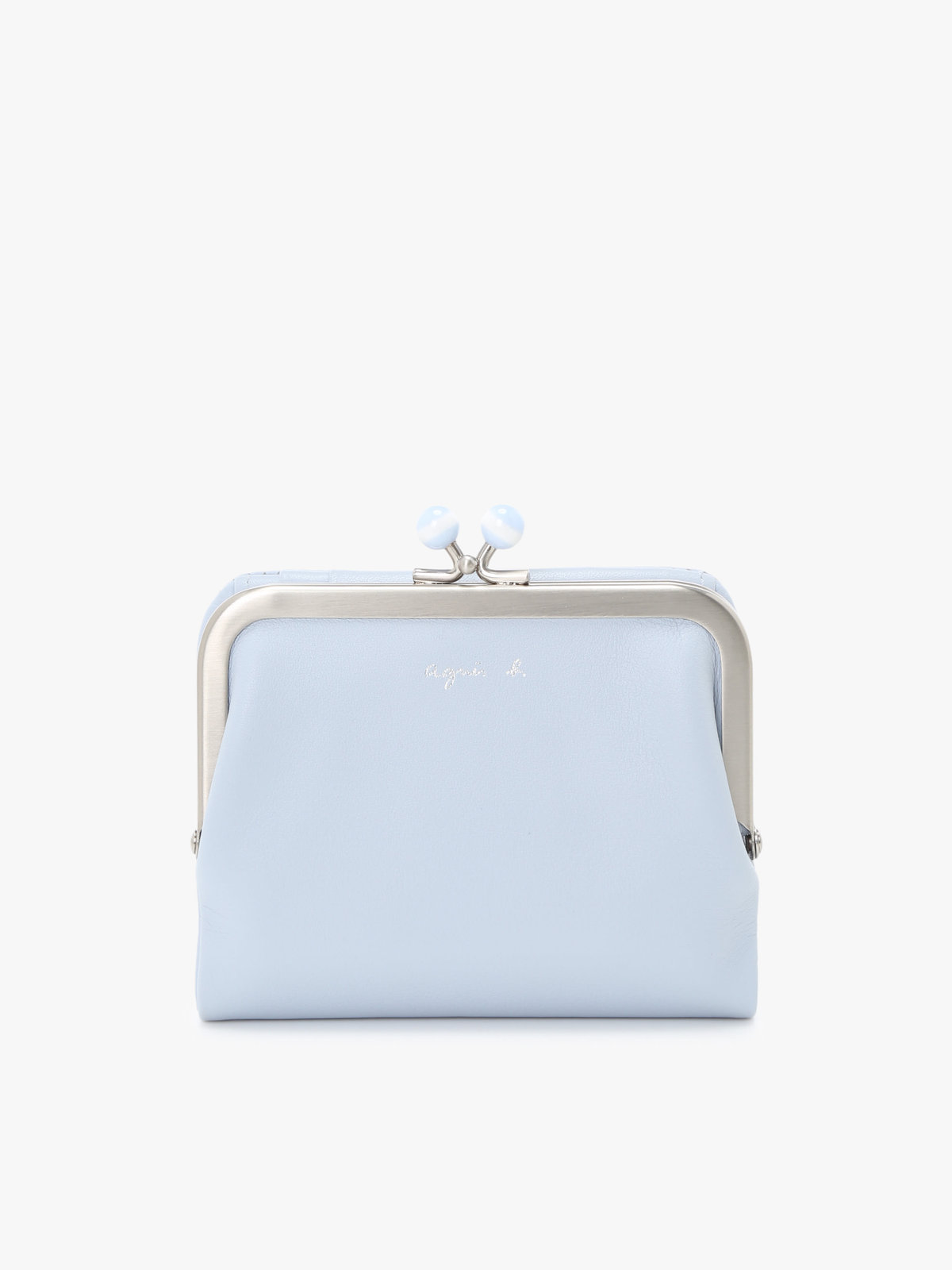 VOYAGE ウィメンズ バッグ＆ウォレット レザー がま口 ミニ ウォレット ”Irene” PAW07-06 ブルー