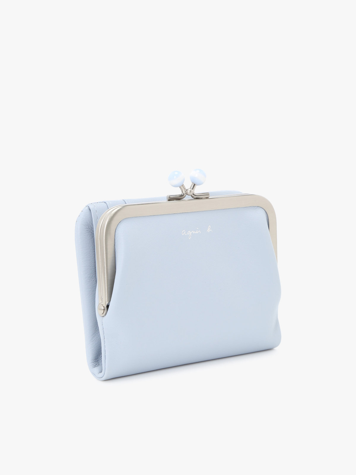 VOYAGE ウィメンズ バッグ＆ウォレット レザー がま口 ミニ ウォレット ”Irene” PAW07-06 ブルー