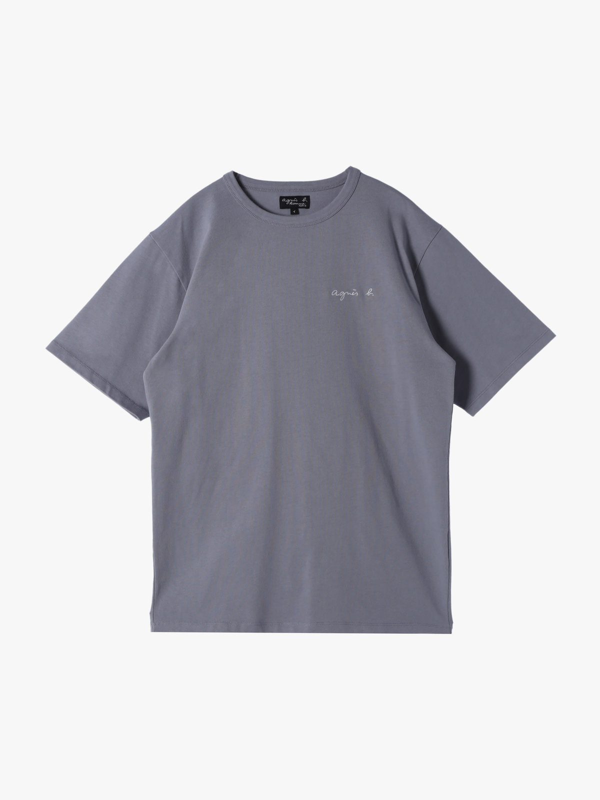HOMME メンズ 【Outlet】メンズ ロゴ コットン 半袖 Tシャツ ”CHRIS” グレー