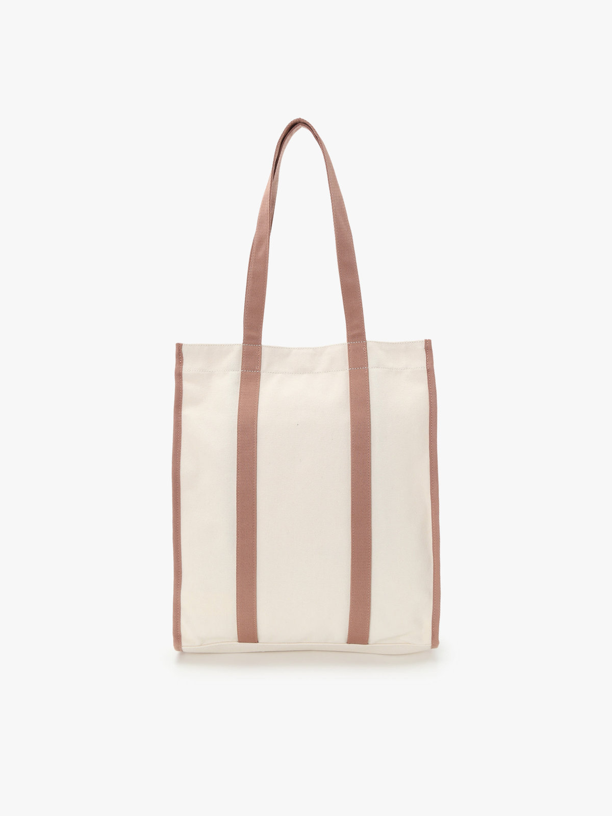 To b. by agnès b. 【Outlet】バイカラー コットン キャンバス トートバッグ ピンク