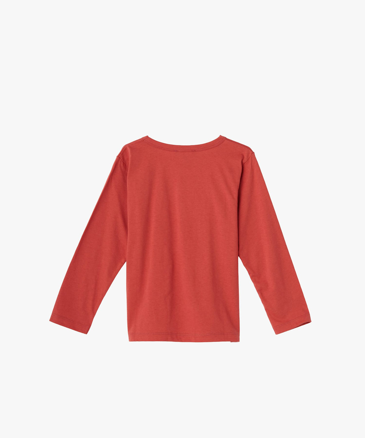 ENFANT ユニセックス キッズ ロゴ アイコニック プリント コットン 長袖 Tシャツ "Lezard" オレンジ系その他