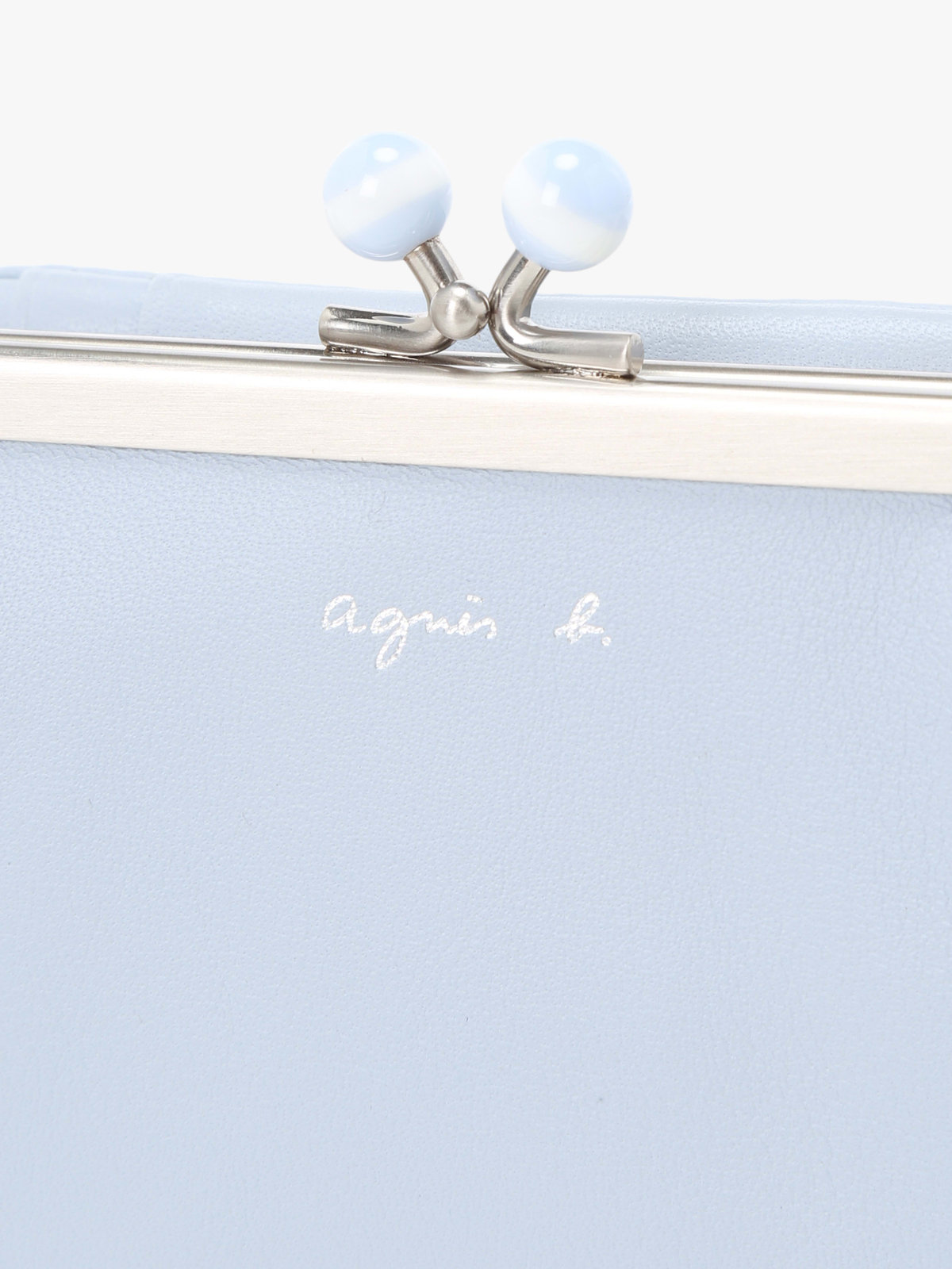 VOYAGE ウィメンズ バッグ＆ウォレット レザー がま口 ミニ ウォレット ”Irene” PAW07-06 ブルー