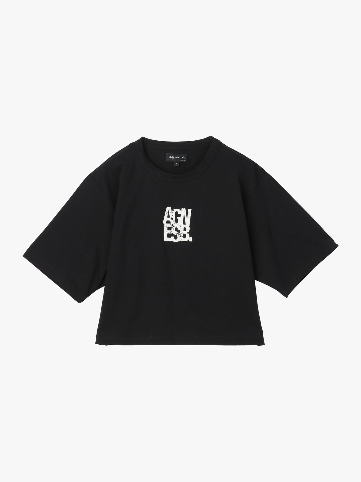 FEMME ウィメンズ ロゴ コットン 半袖 Tシャツ "b. Style" ブラック