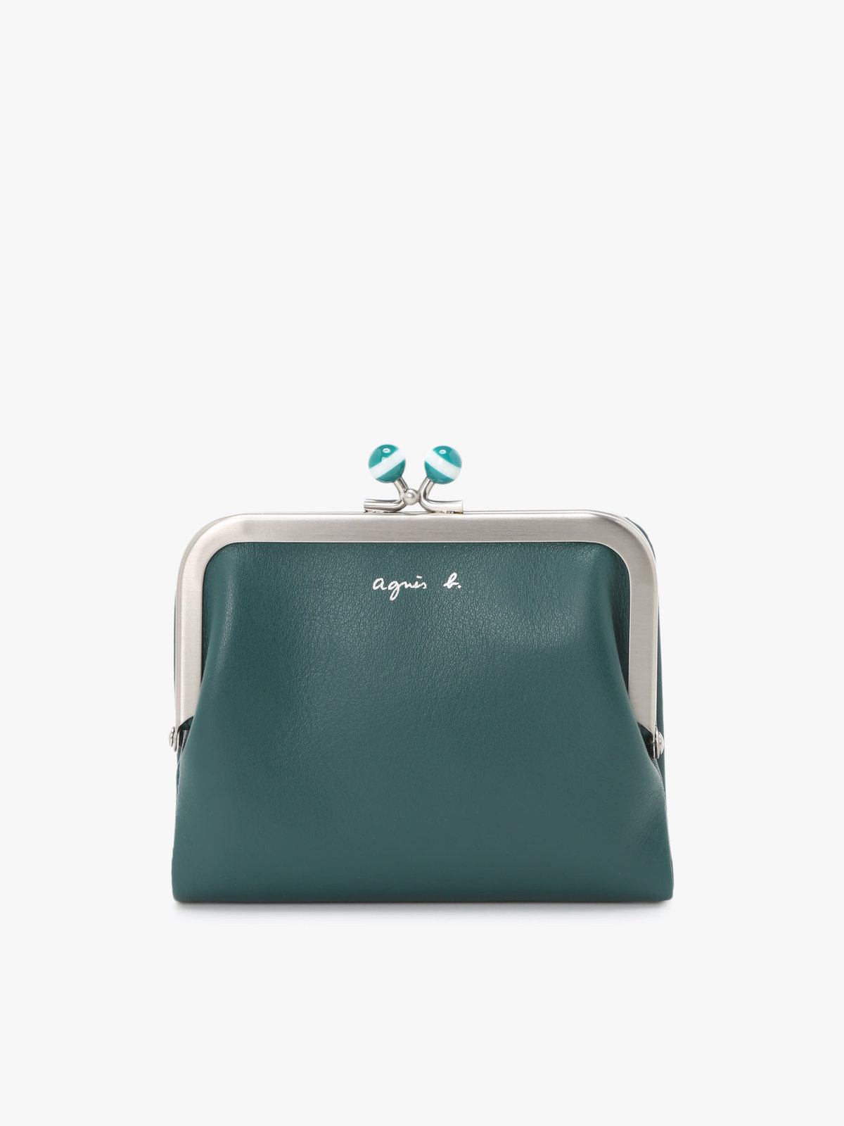 VOYAGE ウィメンズ バッグ＆ウォレット レザー がま口 ミニ ウォレット ”Irene” PAW07-06 グリーン