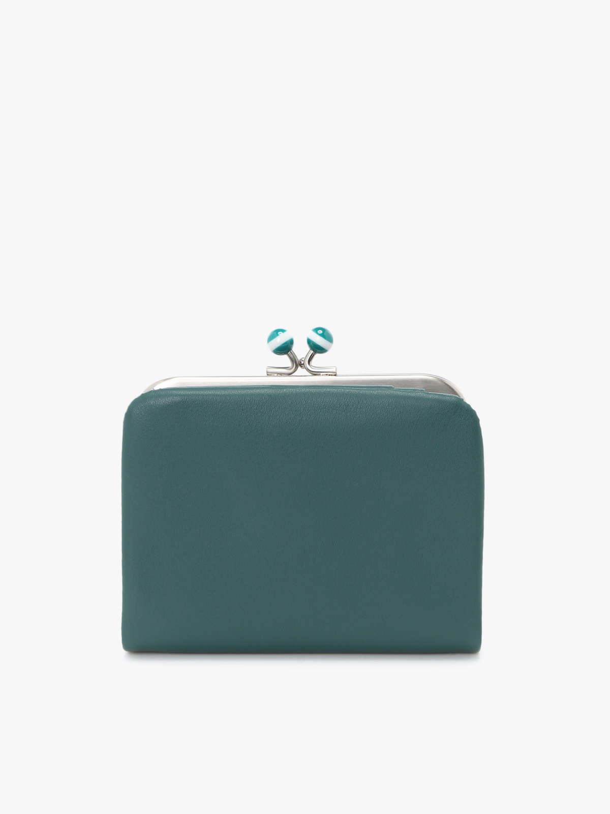 VOYAGE ウィメンズ バッグ＆ウォレット レザー がま口 ミニ ウォレット ”Irene” PAW07-06 グリーン