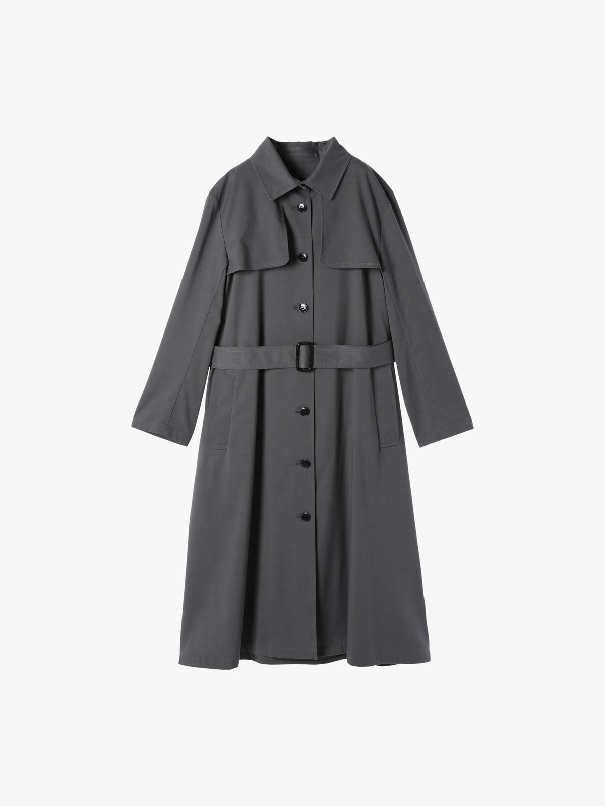 To b. by agnès b. 【Outlet】ベーシック ツイル トレンチコート グレー