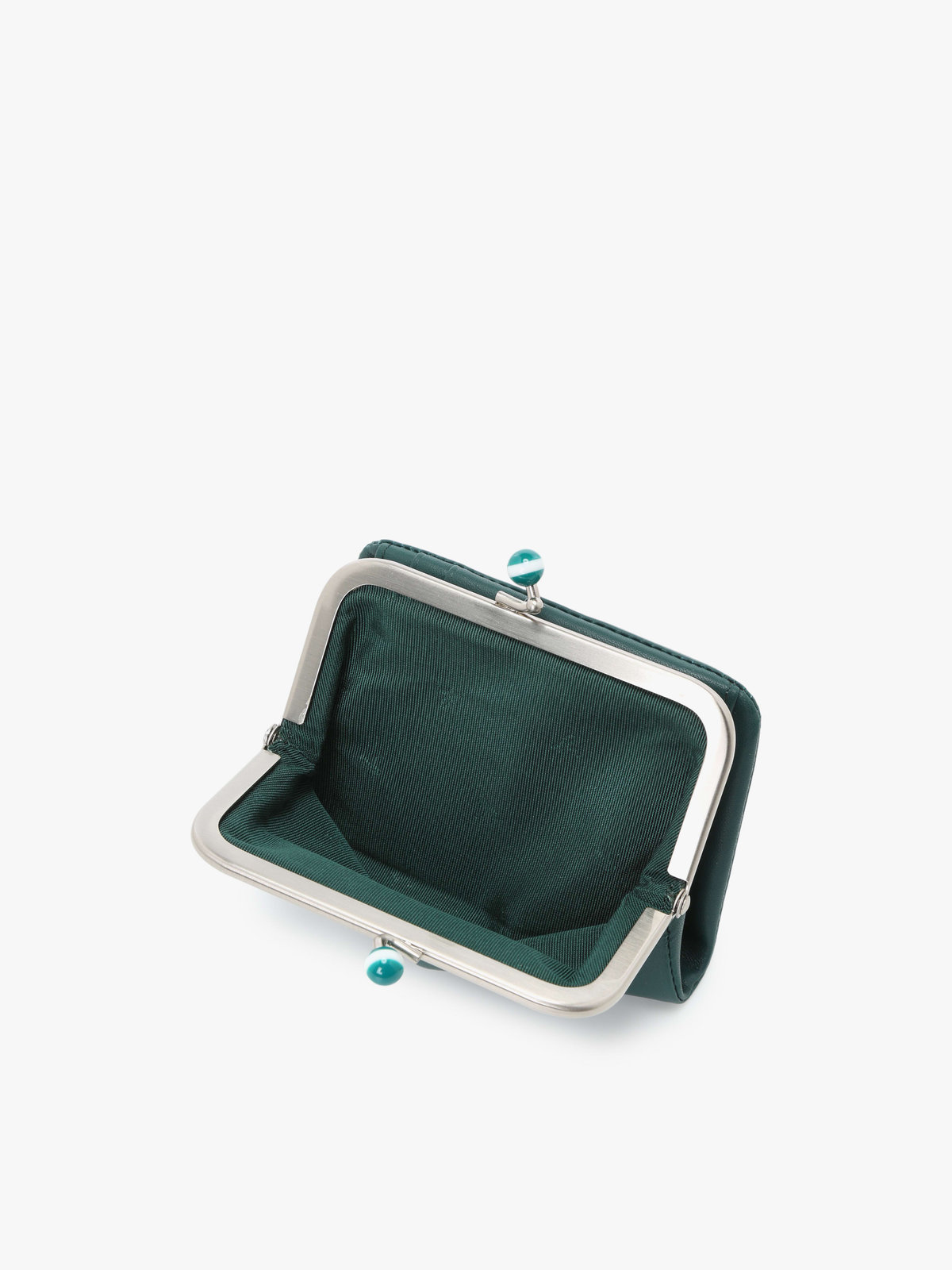 VOYAGE ウィメンズ バッグ＆ウォレット レザー がま口 ミニ ウォレット ”Irene” PAW07-06 グリーン