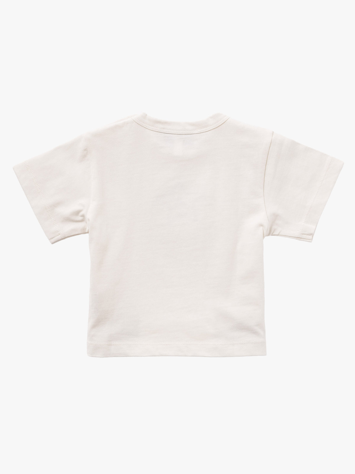 ENFANT ベビー ベビー "b." ロゴ スター コットン 半袖 Tシャツ "Domi" ホワイト