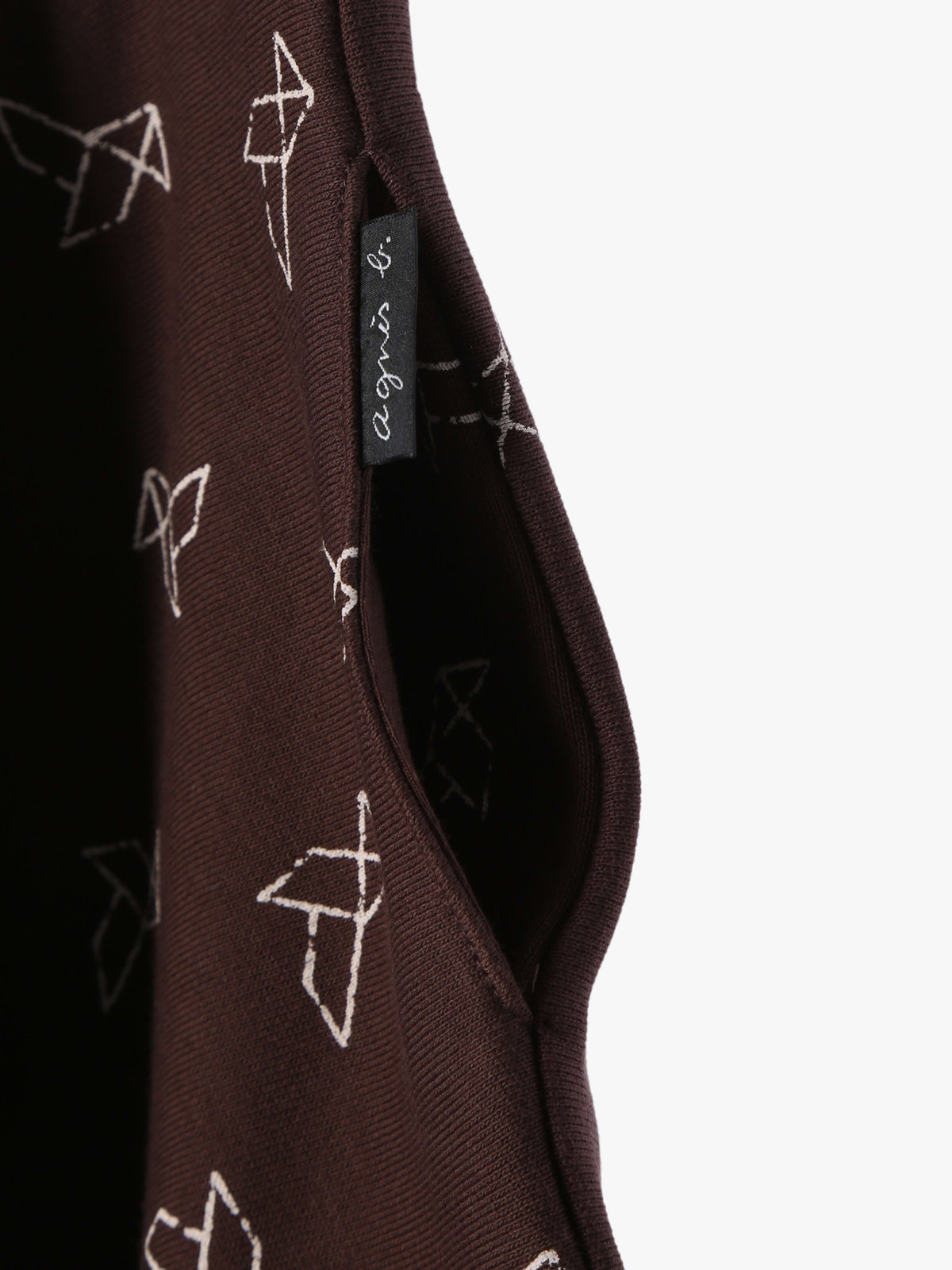 ENFANT ガールズ 【Outlet】キッズ プリント コットン フレア スカート ブラウン系その他