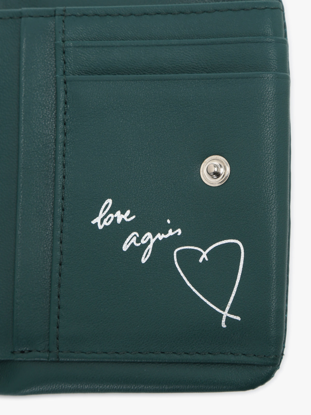 VOYAGE ウィメンズ バッグ＆ウォレット レザー がま口 ミニ ウォレット ”Irene” PAW07-06 グリーン