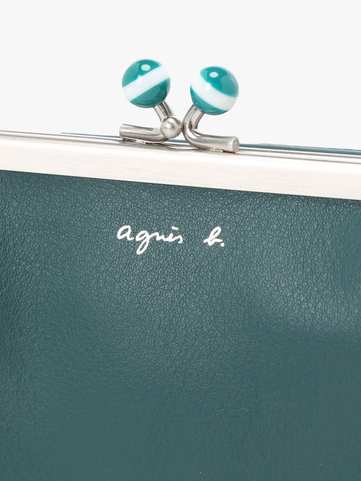 VOYAGE ウィメンズ バッグ＆ウォレット レザー がま口 ミニ ウォレット ”Irene” PAW07-06 グリーン