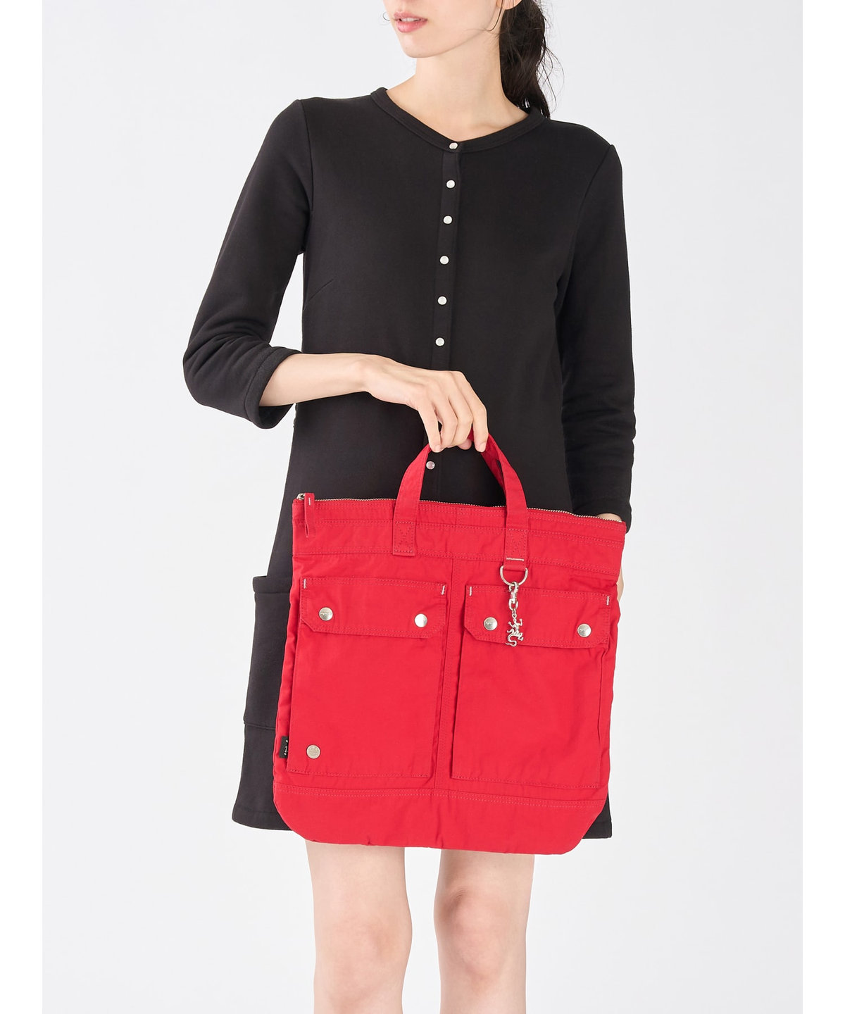 VOYAGE メンズ バッグ＆ウォレット agnes b. x POTR 2way ヘルメットバッグ   POTR01-01 レッド