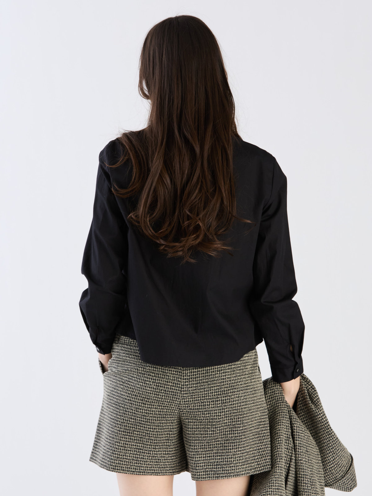 To b. by agnès b. 【Outlet】コットンブロードシャツ ブラック