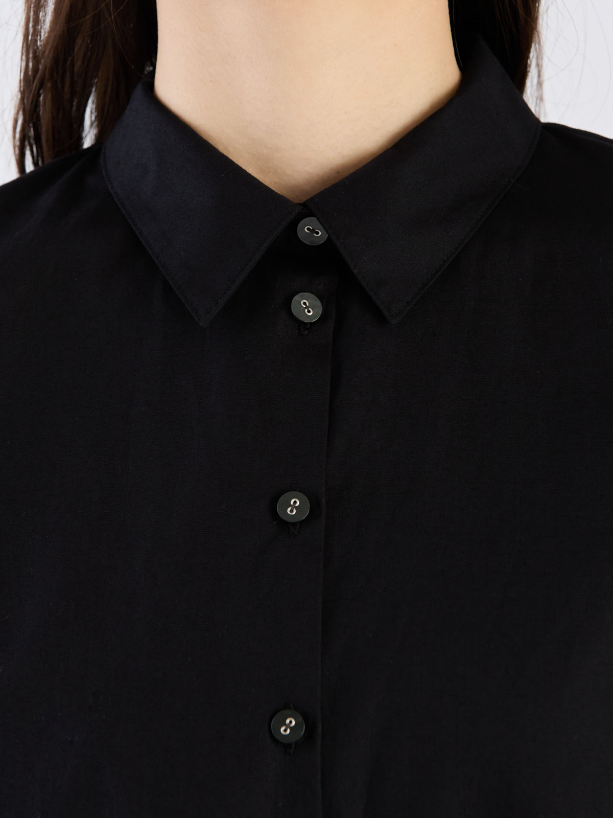 To b. by agnès b. 【Outlet】コットンブロードシャツ ブラック