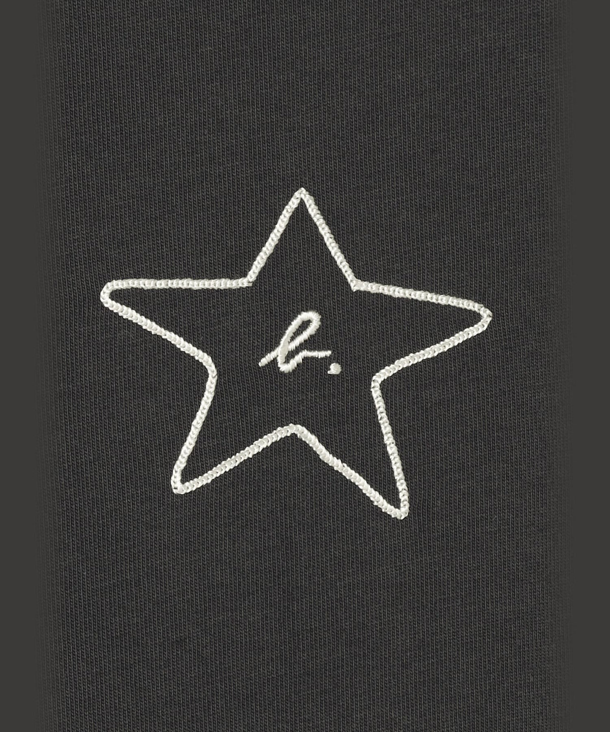 ENFANT ユニセックス キッズ "b." ロゴ スター コットン 半袖 Tシャツ "Domi" グレー