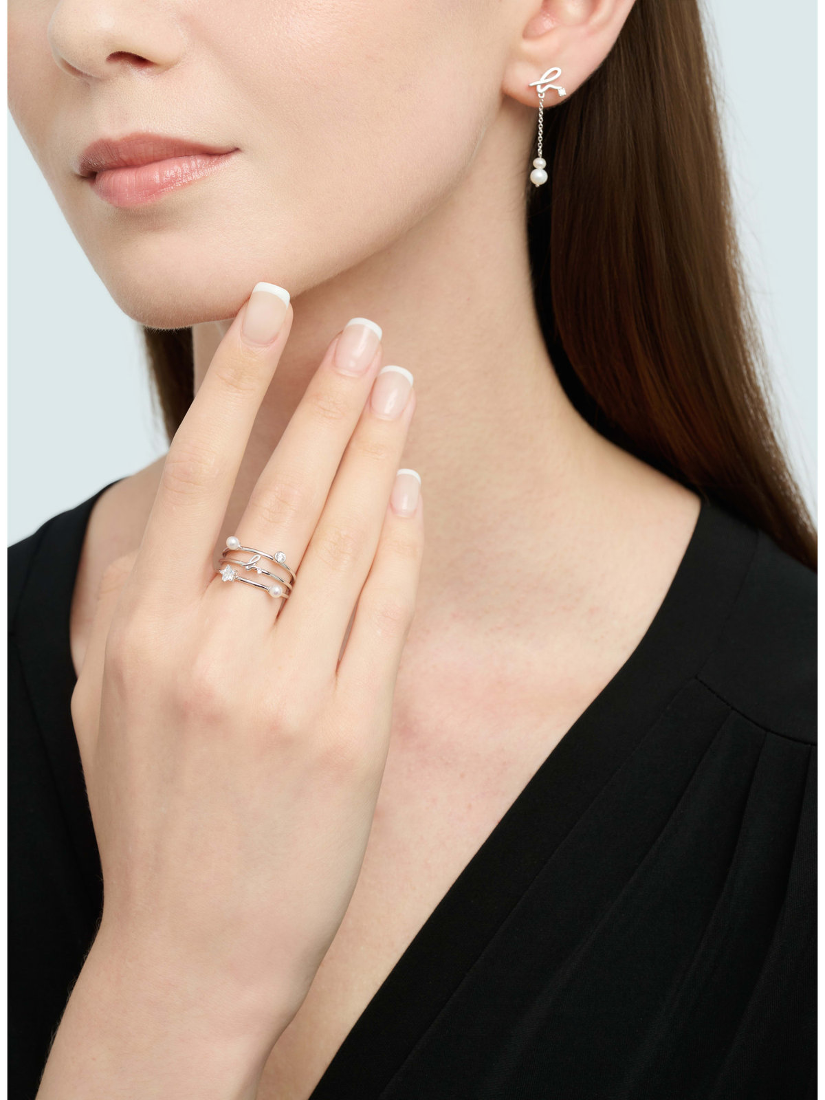 FEMME ウィメンズ 3セパレートリングセット ”Canopy” シルバー