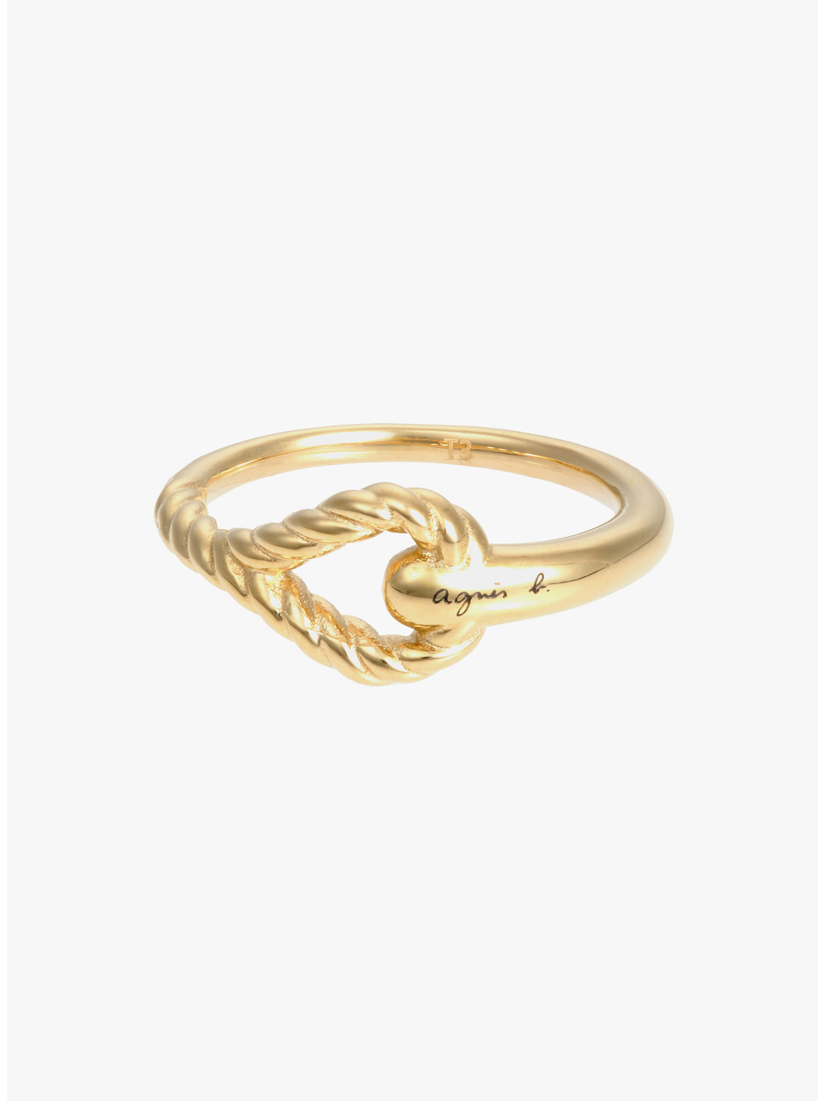 FEMME ウィメンズ ツイスト リング "Anchor Knot" ゴールド