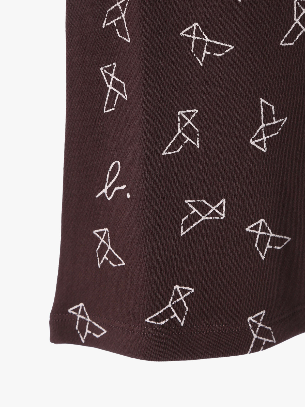 ENFANT ベビー 【Outlet】ベビー プリント コットン ノースリーブ ワンピース ブラウン系その他