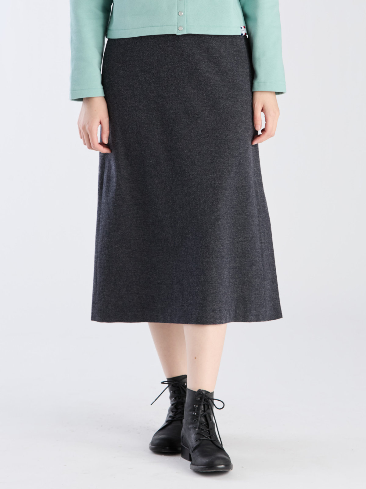 FEMME ウィメンズ 【Outlet】UBJ0 JUPE スカート グレー×ブラック