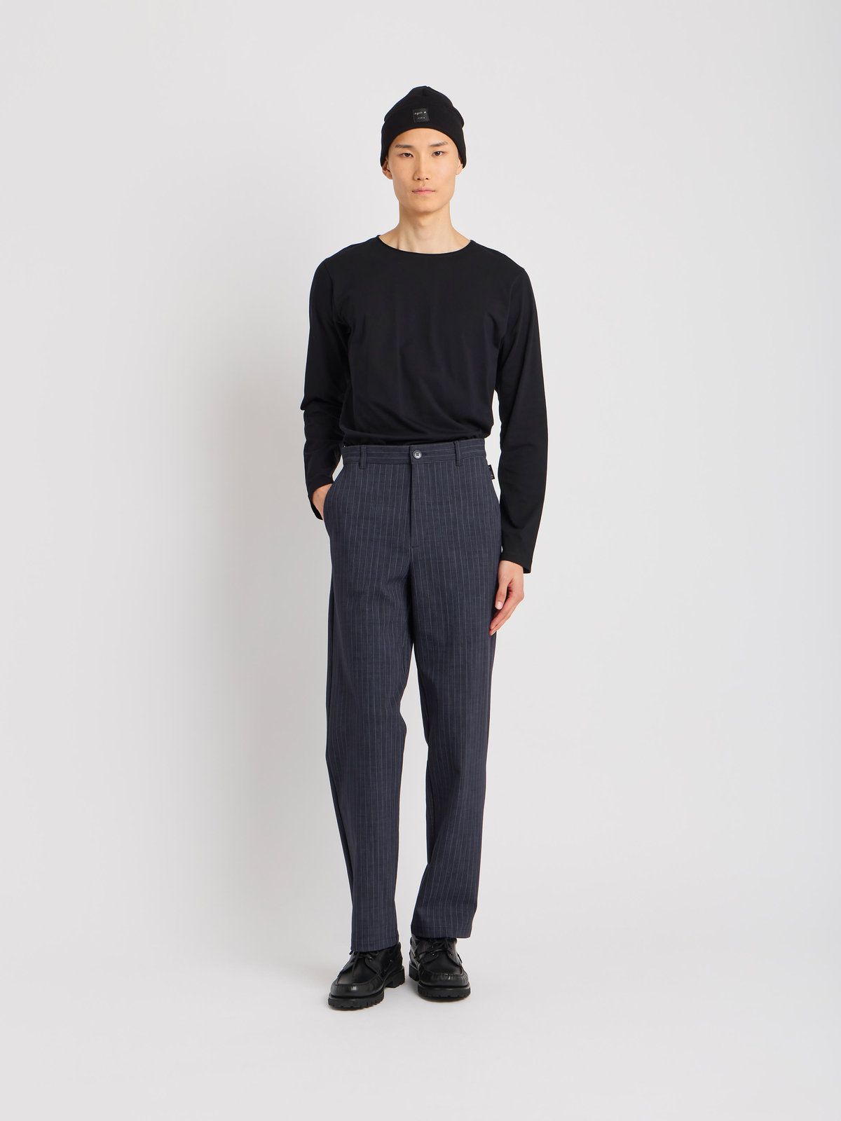 HOMME メンズ メンズ ストライプ パンツ ”Barbi” ブルー系その他