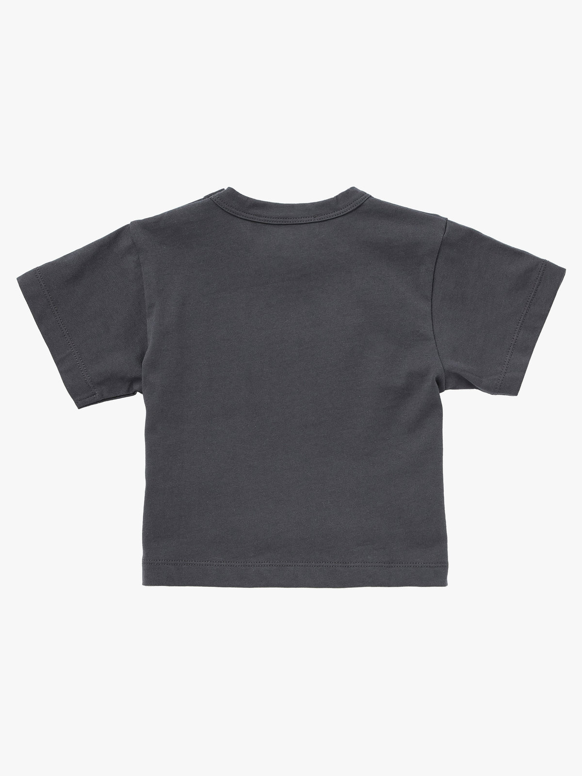 ENFANT ベビー ベビー "b." ロゴ スター コットン 半袖 Tシャツ "Domi" グレー