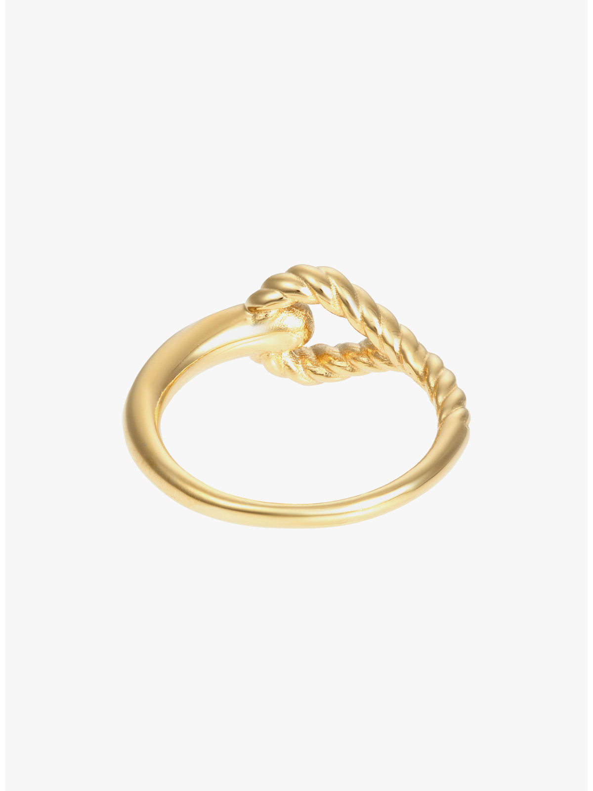 FEMME ウィメンズ ツイスト リング "Anchor Knot" ゴールド