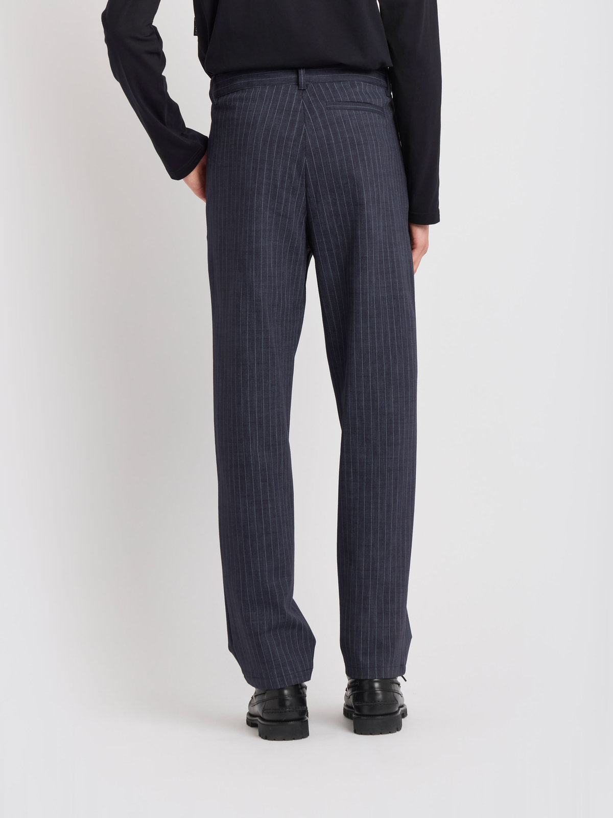 HOMME メンズ メンズ ストライプ パンツ ”Barbi” ブルー系その他