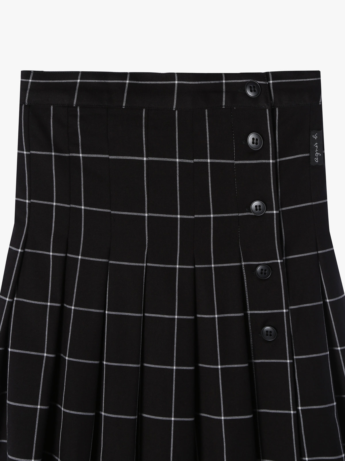 ENFANT ガールズ 【Outlet】CAT0 E JUPE キッズ キルトスカート ブラック