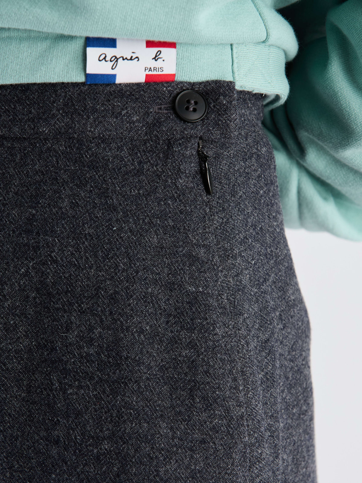 FEMME ウィメンズ 【Outlet】UBJ0 JUPE スカート グレー×ブラック