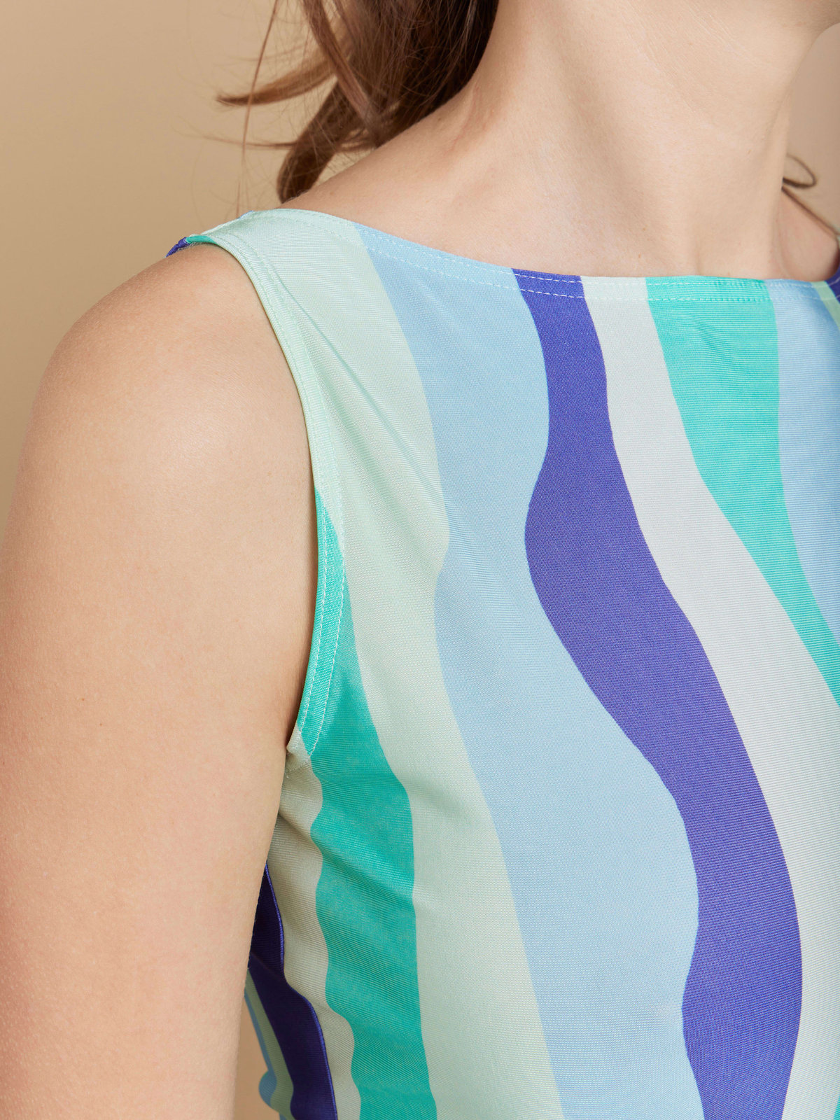 FEMME ウィメンズ 【Outlet】JIA8 TS LEOPARD ノースリーブ Tシャツ ネイビー