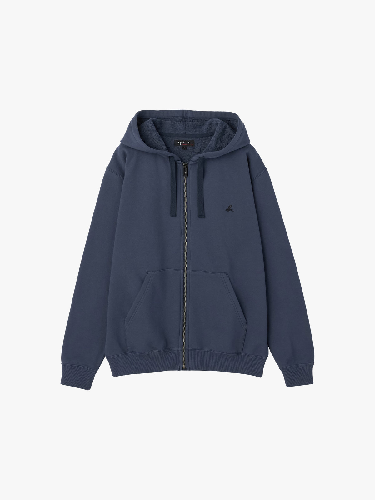 HOMME メンズ メンズ "b."ロゴ 刺繍 コットン スウェット フーディー "Porto" ブルー系その他