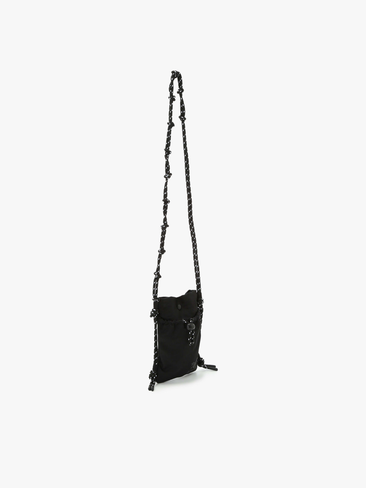 To b. by agnès b. 【Outlet】ナイロン ミニショルダーポシェット ブラック
