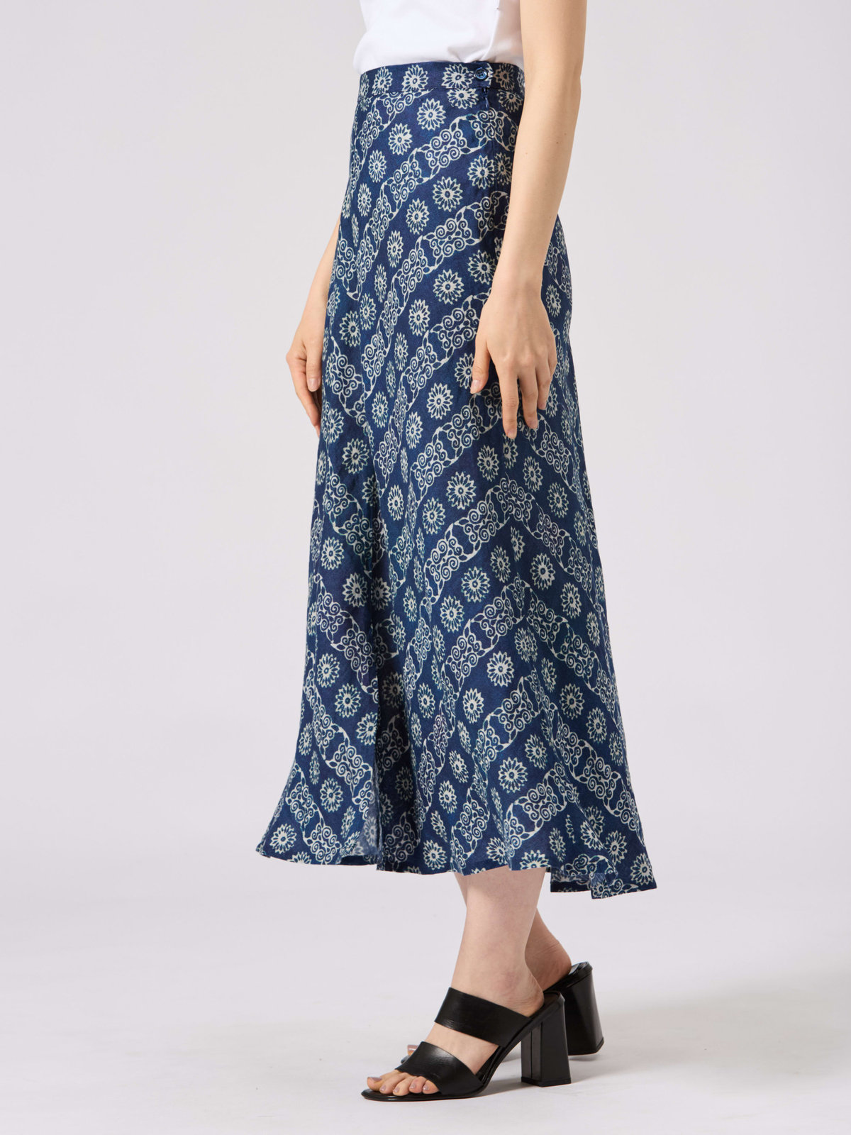 FEMME ウィメンズ 【Outlet】IDJ5 JUPE スカート ブルー系その他