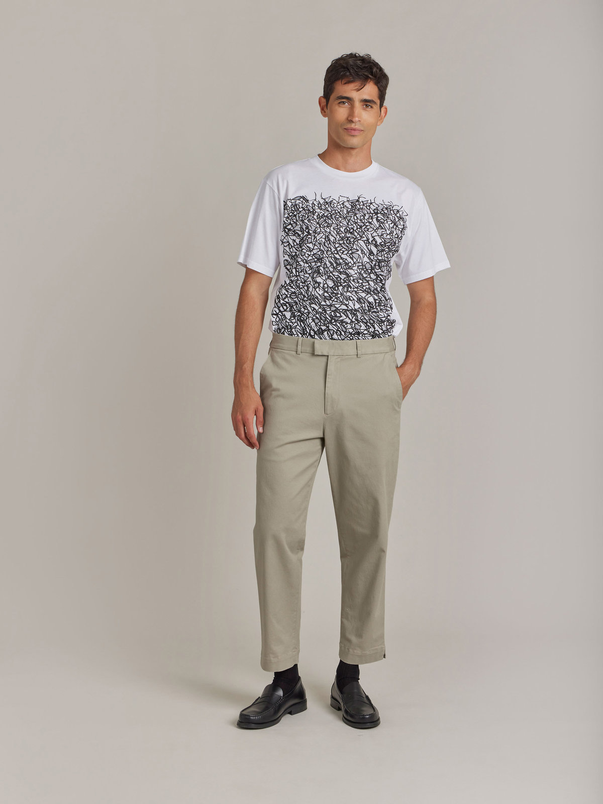 HOMME メンズ 【Outlet】AN77 PANTALON パンツ ブラウン系その他