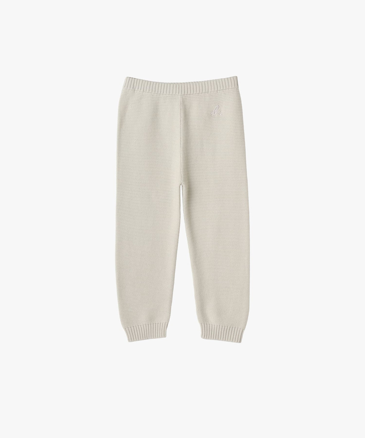ENFANT ベビー ベビー "b." ロゴ コットン フルレングス パンツ グレー系その他